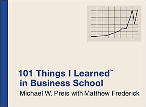 101 things i learned in business school book cover