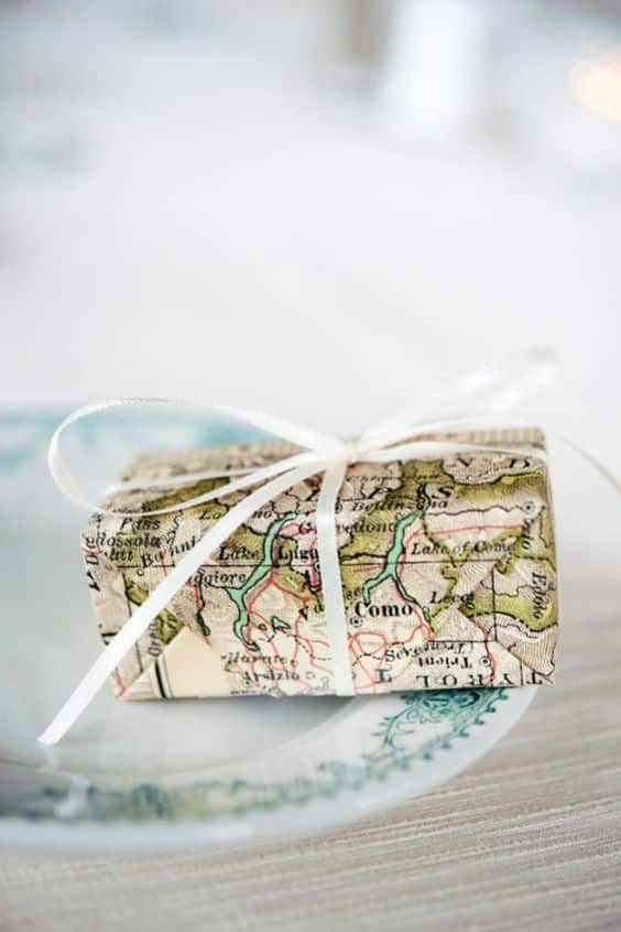 Vintage Map Gift Wrap