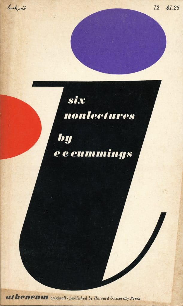 E.E. Cummings Book Cover Design