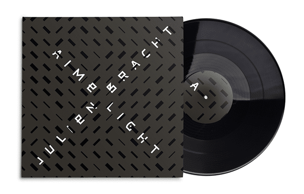 Julien Bracht Aime Light record sleeve anthracite and black 