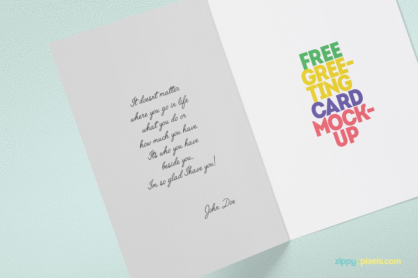 Greeting Card Mockup