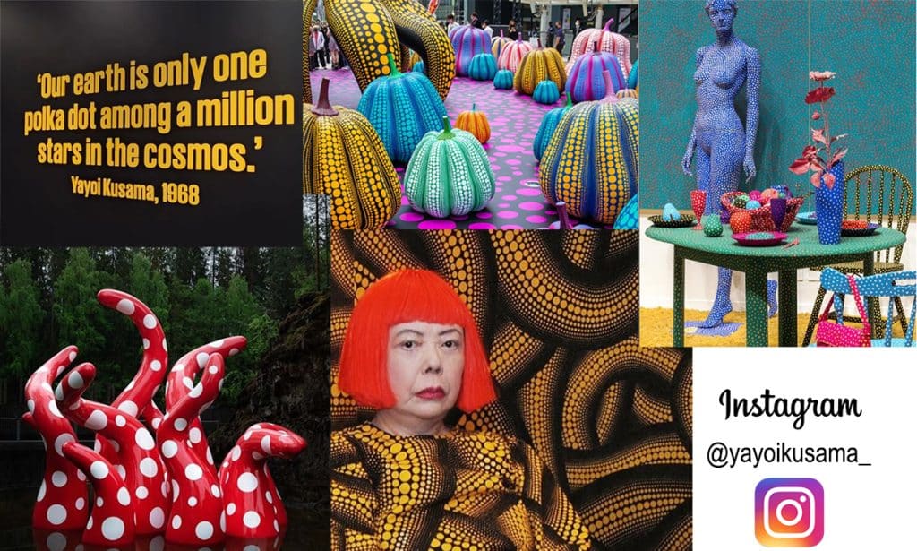 Artists to Follow on Instagram: Yayoi Kusama