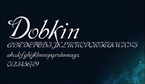 Dobkin - Free Font Friday - Sessions College for Professional Design