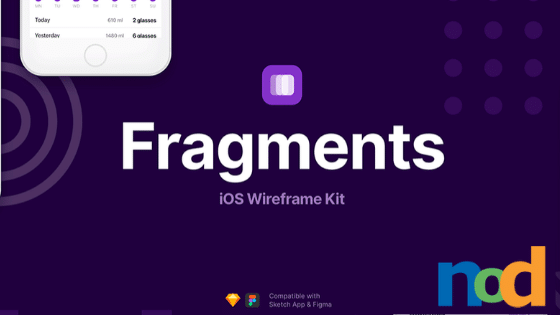 Fragments iOS Wireframes