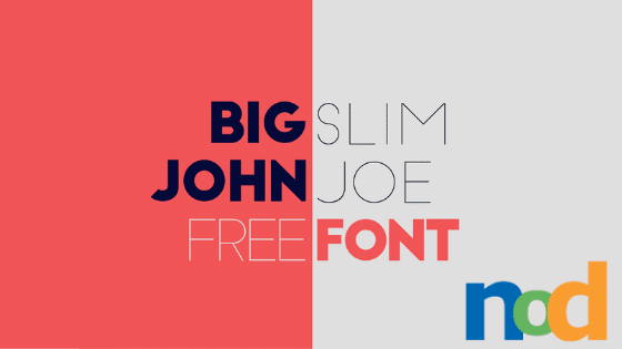 Free Font Friday - Big John Slim Joe - Sessions College
