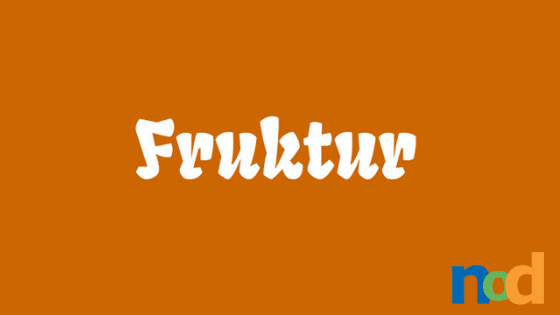 Free Font Friday - Fruktur