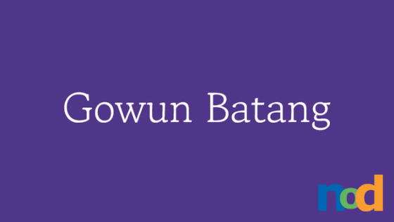 Free Font Friday - Gowun Batang