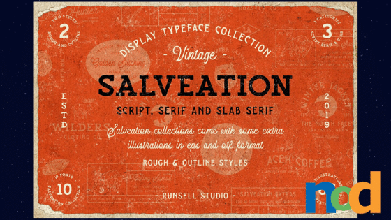 Free Font Friday - Salveation