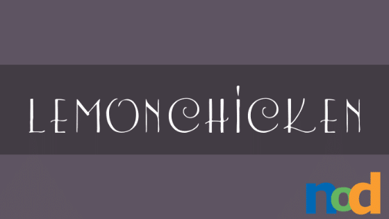 Free Font Friday_ Lemon Chicken