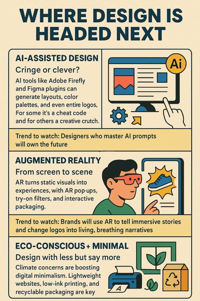 History of Graphic Design: Future Trends Infographic