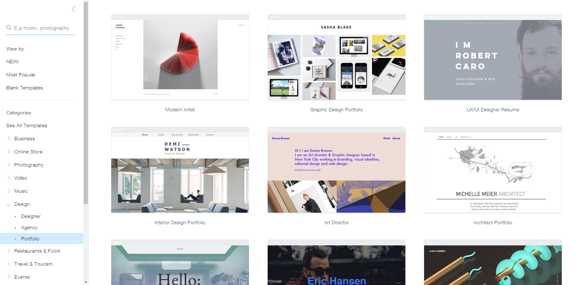 Spiksplinternieuw Top 10 Portfolio Sites for Designers WH-49