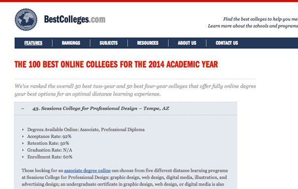 Best colleges site