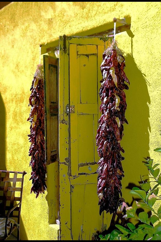 Citron Door and Wall