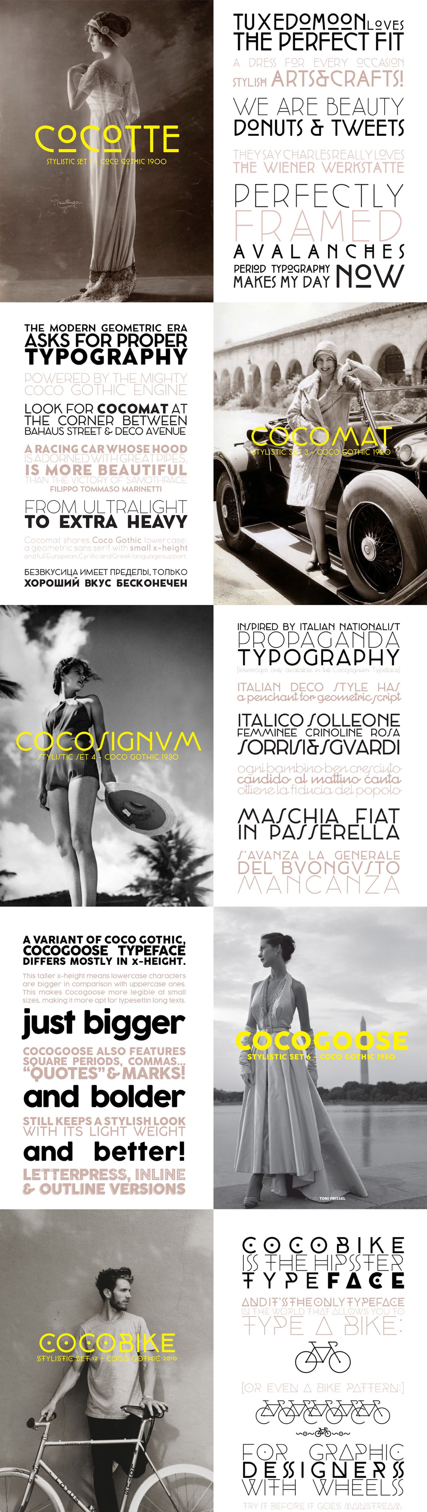 Free Font Friday: Coco-Gothic - Sessions College for Professional Design 3