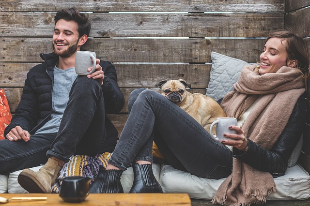 friends laughing together