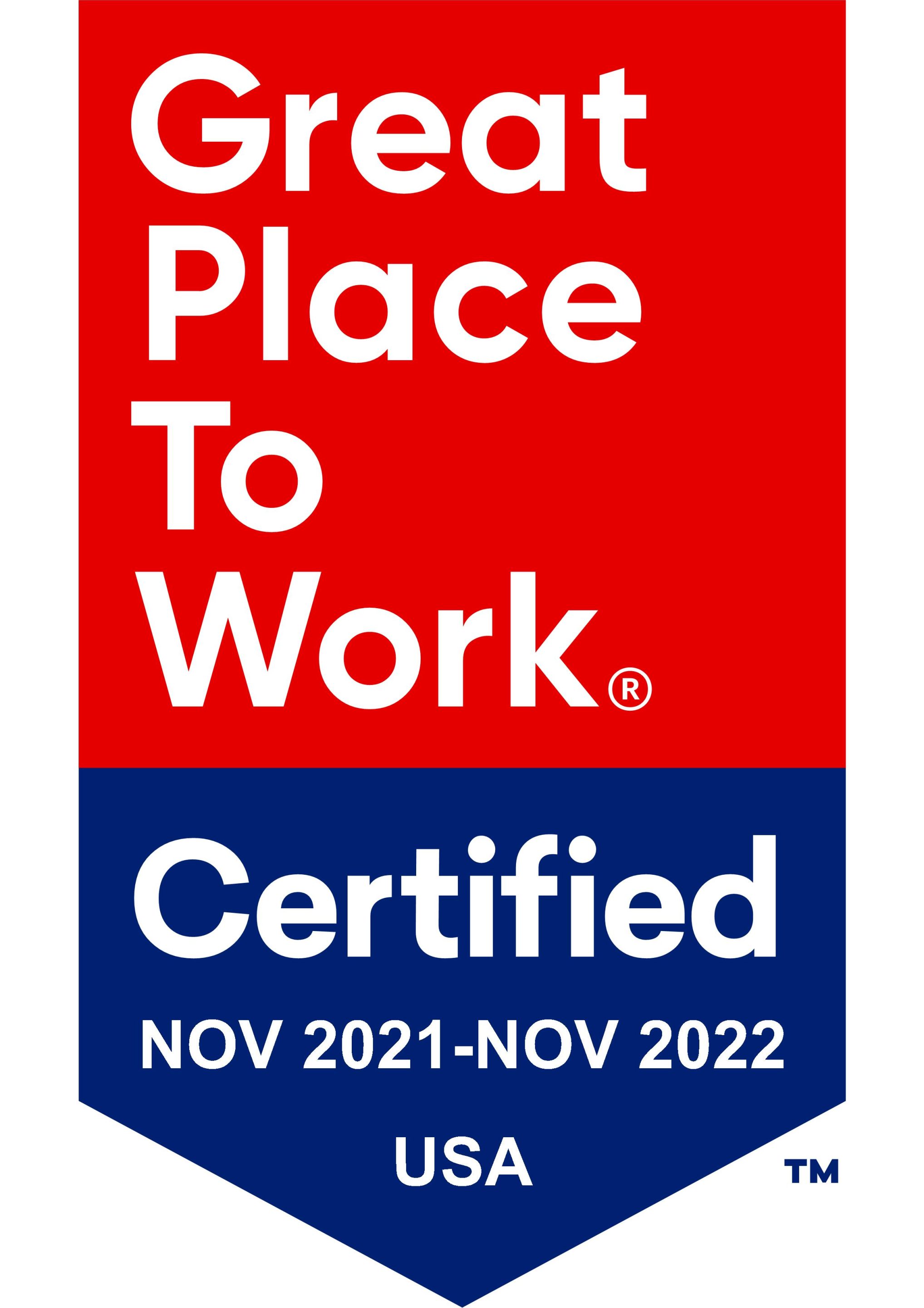 Great place to work logo