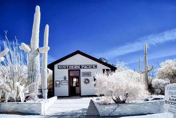 infrared desert