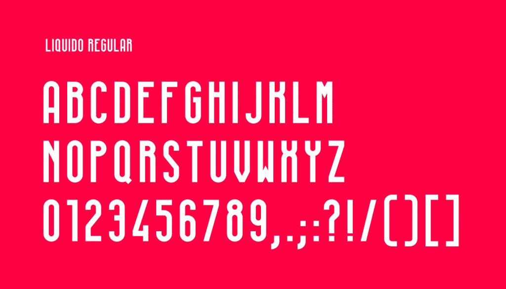 Free Font Friday: Liquido