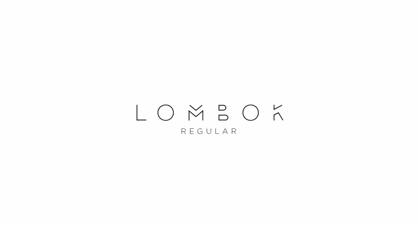 Lombok Free Font Friday