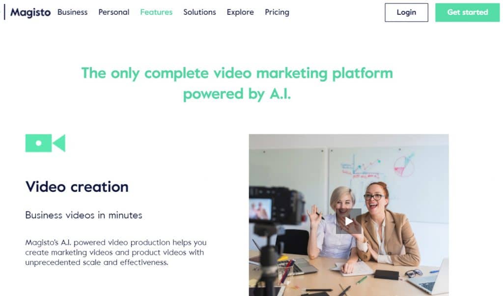 Magisto video marketing AI