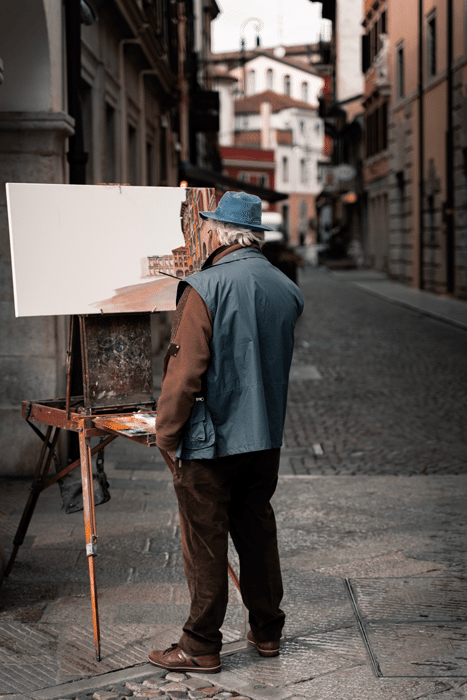 Learning to Measure by Eye - painting