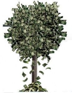 money doesn't grow on trees