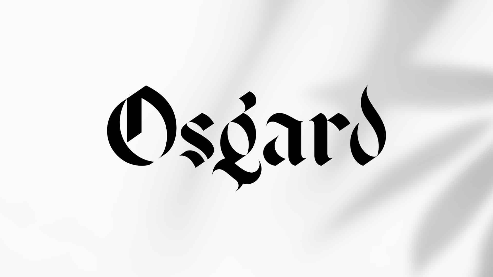 Free Font Friday Osgard