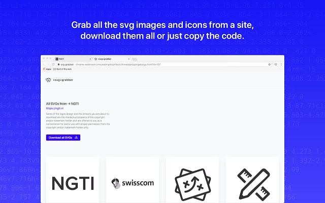 svg grabber chrome extension